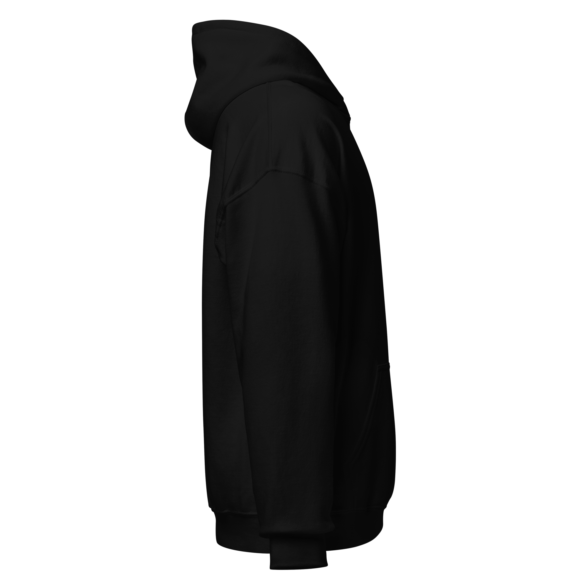 Unisex primum Black hoodie right side