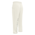 Soft cream-colored sweatpants featuring a subtle branding design that blends seamlessly into the fabric’s cream background, creating a stylish and minimalist look. The relaxed fit ensures comfort, making them perfect for lounging or casual outings.