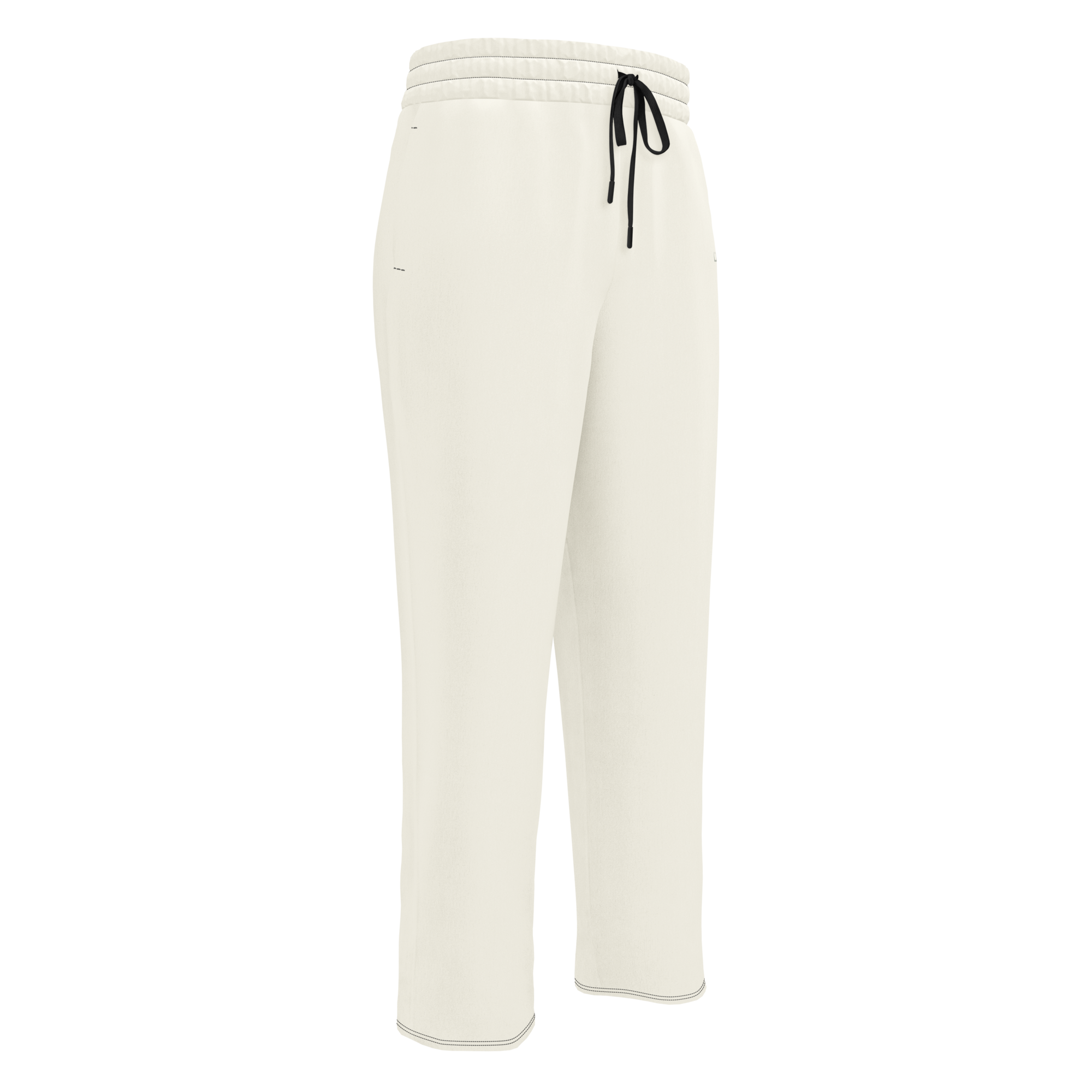 Introducing our cream wide-leg joggers, designed for both style and comfort. These joggers feature a sleek silhouette that flows elegantly from the hips down, creating a flattering effect for all body types. The standout detail is the eye-catching logo subtly placed on the side pocket, adding a modern touch to the overall look. Crafted from soft, breathable fabric, these joggers ensure ease of movement whether you're lounging at home or out and about. With an elastic waistband for a secure fit and side pock