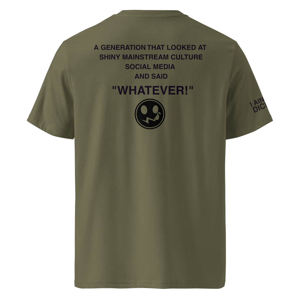 Unisex Organic Cotton "whatever" T-Shirt Light