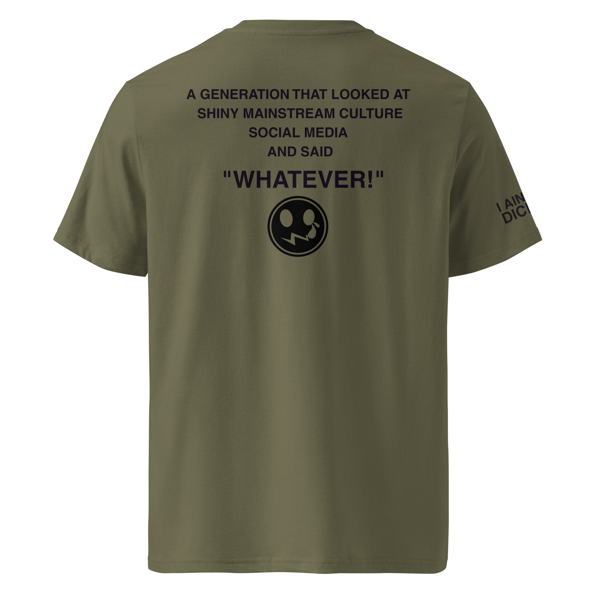 Unisex Organic Cotton "whatever" T-Shirt Light