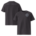 This is a  t-shirt featuring a sleek design, prominently showcasing the 'DQT Media' branding on the back. The front view presents a clean and minimalist look, while the back view highlights the brand's logo in bold, contrasting colours, making it stand out. The shirt is crafted from soft, breathable fabric, ensuring comfort and style for everyday wear. The fit is tailored to be flattering, making it suitable for a variety of occasions.